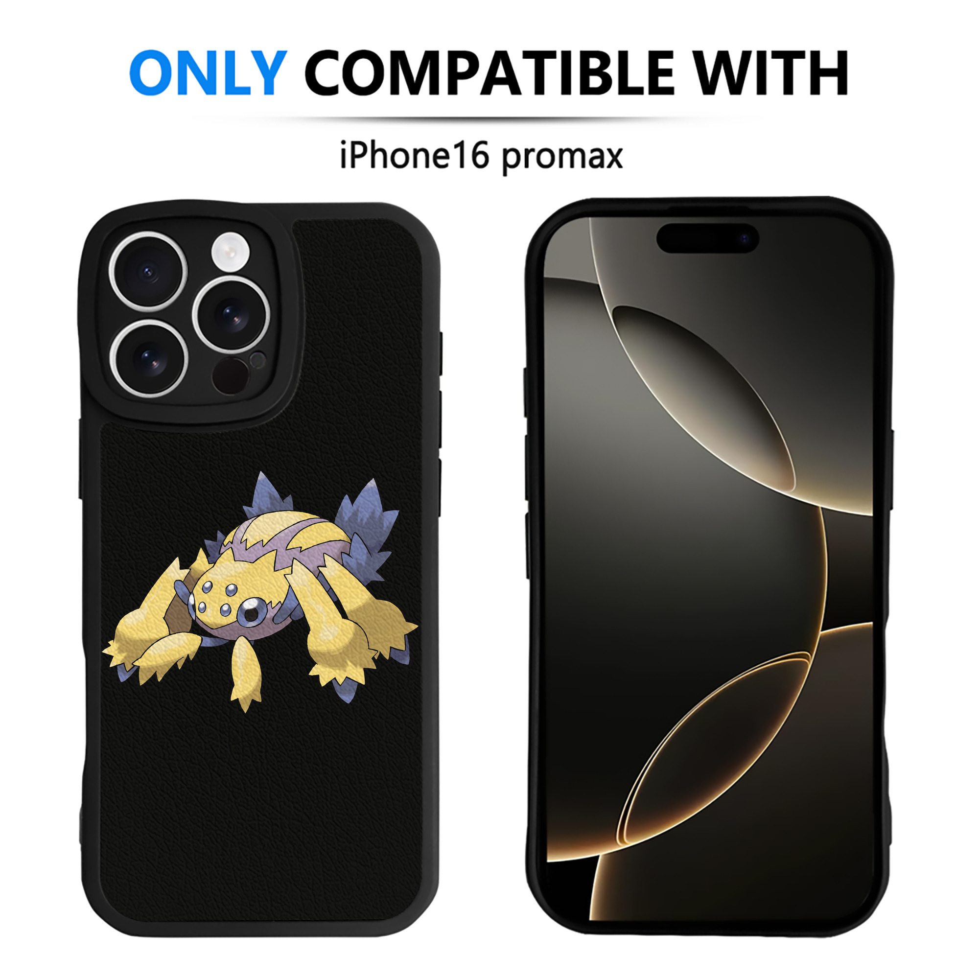 （画像用） ポケットモンスター Pokémon 【iPhone 16シリーズ対応】シリコンスマホケース（レザー調） 材質：シリコン